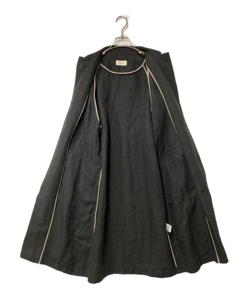 DES PRES（デ プレ）DES PRES (デ プレ) リネンオックスフォード ステンカラーコート グレー サイズ:36の古着・服飾アイテム