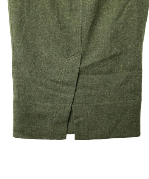 MADISON BLUE（マディソンブルー）MADISON BLUE (マディソンブルー) ウールスカート グリーン サイズ:2の古着・服飾アイテム