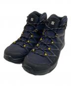 SALOMONサロモン）の古着「トレッキングシューズ」｜ネイビー