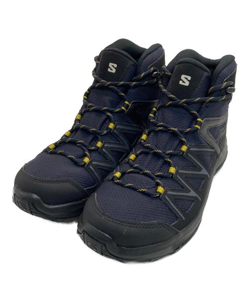 SALOMON（サロモン）SALOMON (サロモン) トレッキングシューズ ネイビー サイズ:UK/7.5　EU/41 1/3　USA 8　CN260　JP26の古着・服飾アイテム