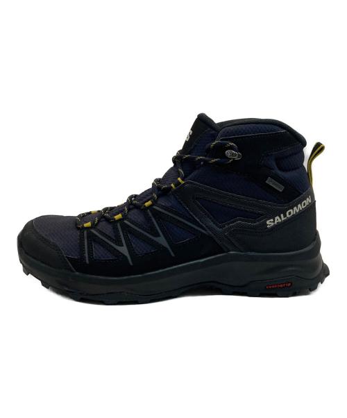 SALOMON（サロモン）SALOMON (サロモン) トレッキングシューズ ネイビー サイズ:UK/7.5　EU/41 1/3　USA 8　CN260　JP26の古着・服飾アイテム