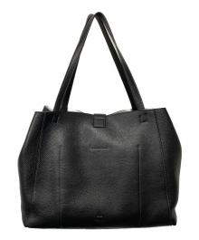 LANVIN COLLECTION（ランバンコレクション）の古着「レザートートバッグ」｜ブラック
