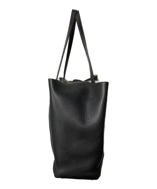 LANVIN COLLECTION（ランバンコレクション）LANVIN COLLECTION (ランバンコレクション) レザートートバッグ ブラックの古着・服飾アイテム