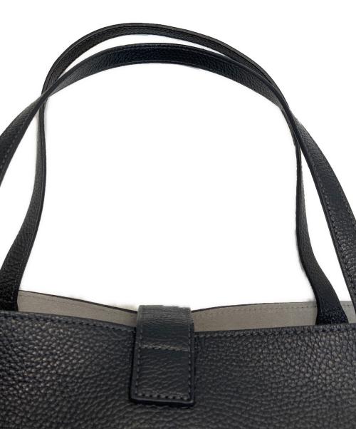 LANVIN COLLECTION（ランバンコレクション）LANVIN COLLECTION (ランバンコレクション) レザートートバッグ ブラックの古着・服飾アイテム