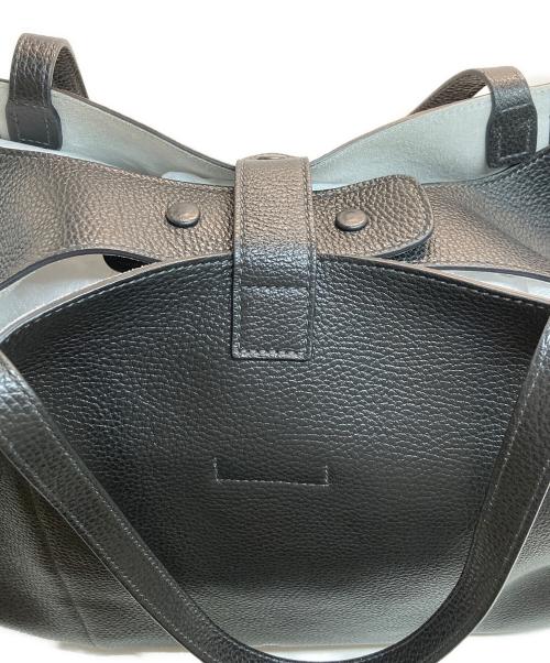 LANVIN COLLECTION（ランバンコレクション）LANVIN COLLECTION (ランバンコレクション) レザートートバッグ ブラックの古着・服飾アイテム