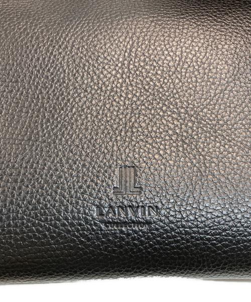 LANVIN COLLECTION（ランバンコレクション）LANVIN COLLECTION (ランバンコレクション) レザートートバッグ ブラックの古着・服飾アイテム