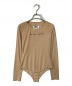 MM6 Maison Margielaエムエムシックスメゾンマルジェラ）の古着「ボディスーツ」｜ベージュ