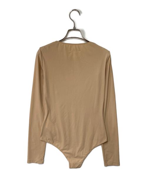 MM6 Maison Margiela（エムエムシックスメゾンマルジェラ）MM6 Maison Margiela (エムエムシックスメゾンマルジェラ) ボディスーツ ベージュ サイズ:Mの古着・服飾アイテム