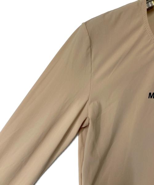 MM6 Maison Margiela（エムエムシックスメゾンマルジェラ）MM6 Maison Margiela (エムエムシックスメゾンマルジェラ) ボディスーツ ベージュ サイズ:Mの古着・服飾アイテム
