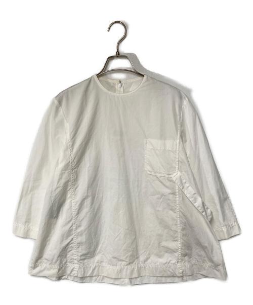 Maison Margiela（メゾンマルジェラ）Maison Margiela (メゾンマルジェラ) プルオーバーブラウス ホワイト サイズ:42の古着・服飾アイテム