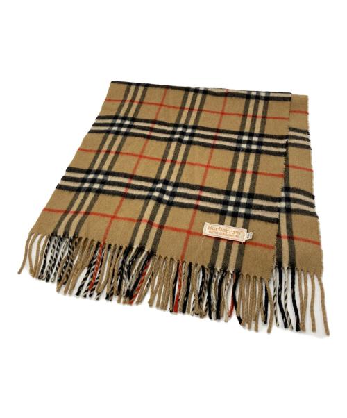 Burberry's（バーバリーズ）Burberry's (バーバリーズ) ノバチェックチェックマフラー ベージュの古着・服飾アイテム