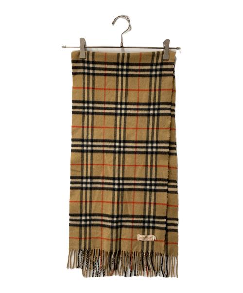 Burberry's（バーバリーズ）Burberry's (バーバリーズ) ノバチェックチェックマフラー ベージュの古着・服飾アイテム