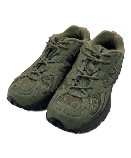 NEW BALANCE（ニューバランス）NEW BALANCE (ニューバランス) ローカットスニーカー カーキ サイズ:25.5の古着・服飾アイテム