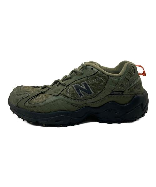 NEW BALANCE（ニューバランス）NEW BALANCE (ニューバランス) ローカットスニーカー カーキ サイズ:25.5の古着・服飾アイテム