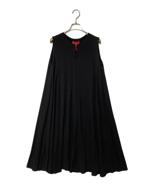 Sybilla（シビラ）Sybilla (シビラ) ノースリーブワンピース ブラック サイズ:Mの古着・服飾アイテム
