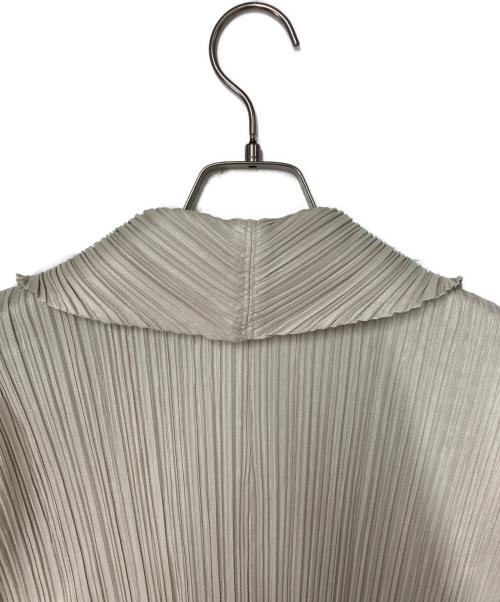 PLEATS PLEASE（プリーツプリーズ）PLEATS PLEASE (プリーツプリーズ) プリーツテーラードジャケット アイボリー サイズ:3の古着・服飾アイテム