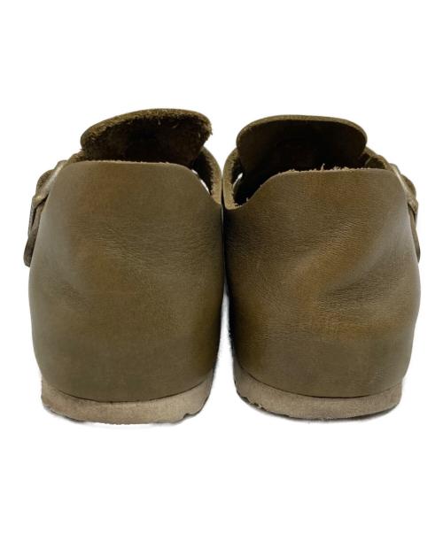 BIRKENSTOCK（ビルケンシュトック）BIRKENSTOCK (ビルケンシュトック) LONDON ナチュラルレザーシューズ カーキ サイズ:24の古着・服飾アイテム