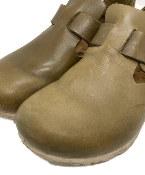 BIRKENSTOCK（ビルケンシュトック）BIRKENSTOCK (ビルケンシュトック) LONDON ナチュラルレザーシューズ カーキ サイズ:24の古着・服飾アイテム