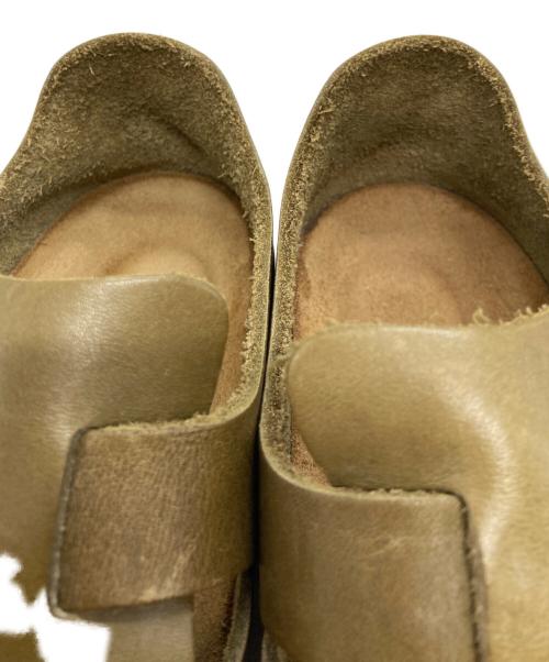 BIRKENSTOCK（ビルケンシュトック）BIRKENSTOCK (ビルケンシュトック) LONDON ナチュラルレザーシューズ カーキ サイズ:24の古着・服飾アイテム