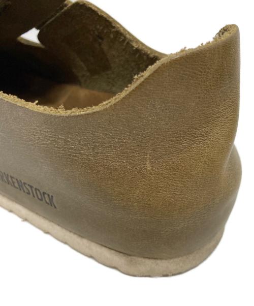 BIRKENSTOCK（ビルケンシュトック）BIRKENSTOCK (ビルケンシュトック) LONDON ナチュラルレザーシューズ カーキ サイズ:24の古着・服飾アイテム