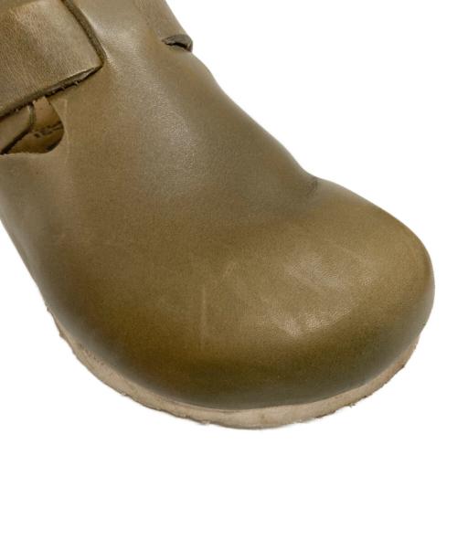 BIRKENSTOCK（ビルケンシュトック）BIRKENSTOCK (ビルケンシュトック) LONDON ナチュラルレザーシューズ カーキ サイズ:24の古着・服飾アイテム