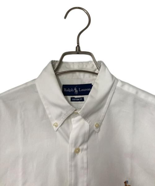 RALPH LAUREN（ラルフローレン）RALPH LAUREN (ラルフローレン) ポニー刺繍ボタンダウンシャツ ホワイト サイズ:14の古着・服飾アイテム