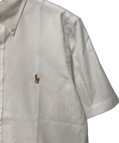 RALPH LAUREN（ラルフローレン）RALPH LAUREN (ラルフローレン) ポニー刺繍ボタンダウンシャツ ホワイト サイズ:14の古着・服飾アイテム