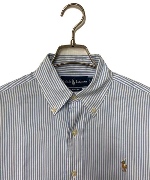 RALPH LAUREN（ラルフローレン）RALPH LAUREN (ラルフローレン) ストライプシャツ ブルー サイズ:SIZE 37-80の古着・服飾アイテム