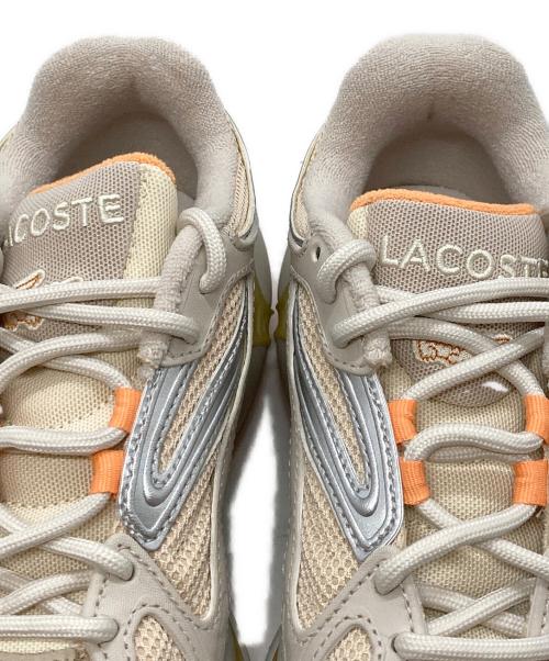 LACOSTE（ラコステ）LACOSTE (ラコステ) ローカットスニーカー ベージュ×オレンジ サイズ:UK3 / EUR35.5 / USA5の古着・服飾アイテム