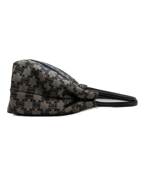CELINE（セリーヌ）CELINE (セリーヌ) 総柄ハンドバッグ ネイビー×グレーの古着・服飾アイテム