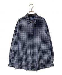 POLO RALPH LAUREN（ポロ・ラルフローレン）の古着「チェックシャツ」｜ネイビー