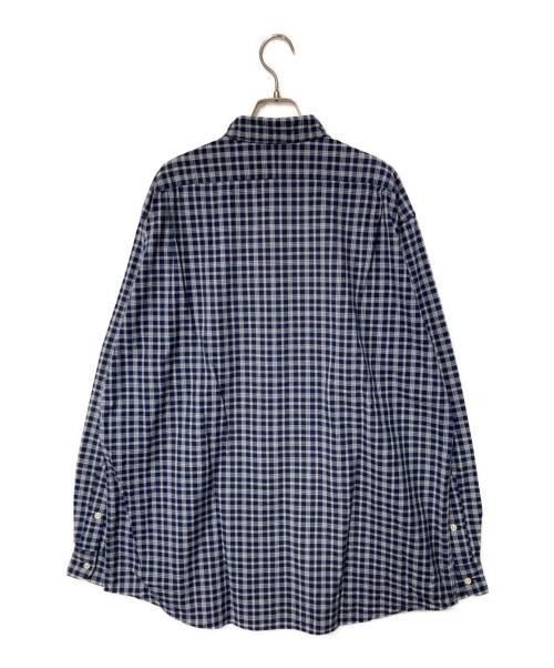 POLO RALPH LAUREN（ポロ・ラルフローレン）POLO RALPH LAUREN (ポロ・ラルフローレン) チェックシャツ ネイビー サイズ:XLの古着・服飾アイテム