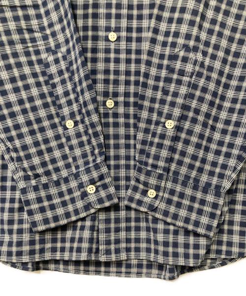 POLO RALPH LAUREN（ポロ・ラルフローレン）POLO RALPH LAUREN (ポロ・ラルフローレン) チェックシャツ ネイビー サイズ:XLの古着・服飾アイテム
