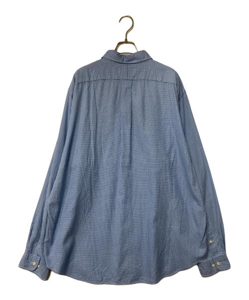 RALPH LAUREN（ラルフローレン）RALPH LAUREN (ラルフローレン) ポニー刺繍チェックシャツ ブルー サイズ:17 1/2の古着・服飾アイテム