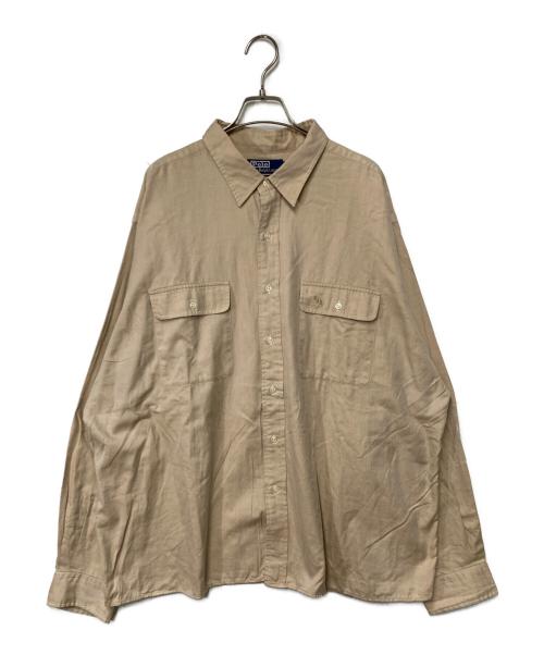 POLO RALPH LAUREN（ポロ・ラルフローレン）POLO RALPH LAUREN (ポロ・ラルフローレン) 長袖シャツ ベージュ サイズ:XXLの古着・服飾アイテム