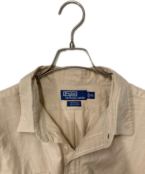 POLO RALPH LAUREN（ポロ・ラルフローレン）POLO RALPH LAUREN (ポロ・ラルフローレン) 長袖シャツ ベージュ サイズ:XXLの古着・服飾アイテム