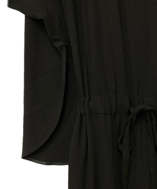 DES PRES（デ プレ）DES PRES (デ プレ) ジャージーライクジョーゼット オールインワン ブラック サイズ:36の古着・服飾アイテム