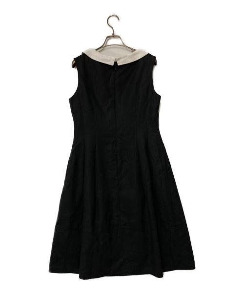 Rene（ルネ）Rene (ルネ) ノースリーブリネンワンピース ブラック サイズ:38の古着・服飾アイテム