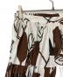 中古・古着 MARNI (マルニ) 総柄スカート ホワイト×ブラウン サイズ:40：5000円