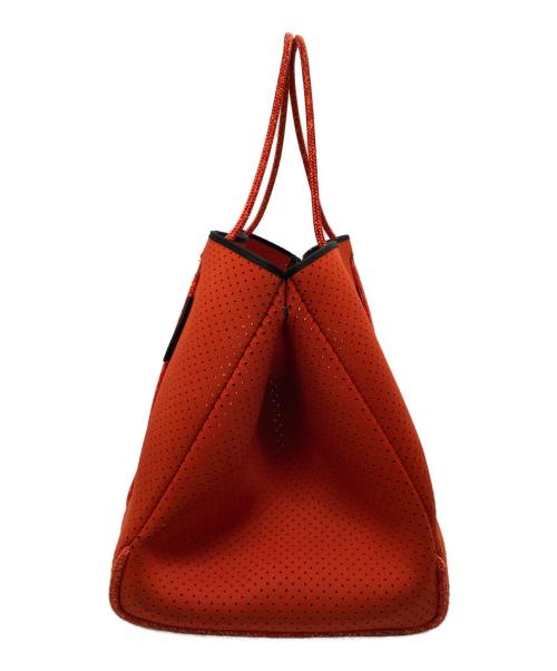 STATE OF ESCAPE（ステイトオブエスケープ）STATE OF ESCAPE (ステイトオブエスケープ) パンチングトートバッグ レッドの古着・服飾アイテム