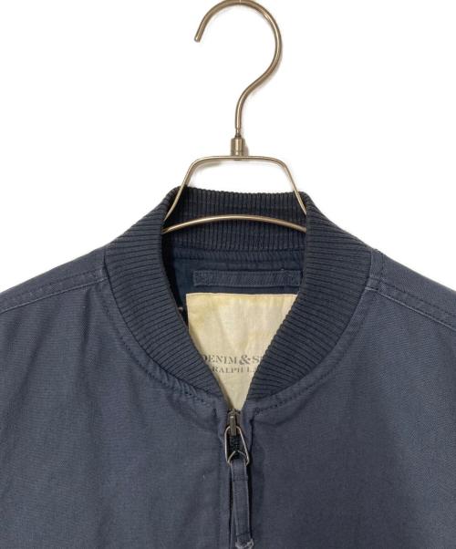 Denim & Supply Ralph Lauren（デニム＆サプライ ラルフローレン）DENIM & SUPPLY RALPH LAUREN (デニム＆サプライ ラルフローレン) ボンバージャケット ネイビー サイズ:Sの古着・服飾アイテム