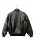 FTC (エフティーシー) LEATHER ZIP VARSITY JACKET ブラック サイズ:S：30000円