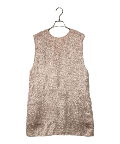 provoke（プロヴォーク）provoke (プロヴォーク) fusa-fusa mini dress ピンク サイズ:Freeの古着・服飾アイテム