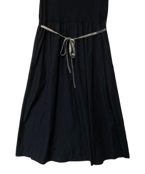 BLUE LABEL CRESTBRIDGE（ブルーレーベルクレストブリッジ）BLUE LABEL CRESTBRIDGE (ブルーレーベルクレストブリッジ) ベルテッドシャツワンピース ネイビー サイズ:38の古着・服飾アイテム