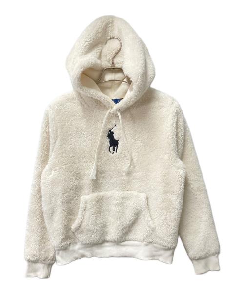 POLO RALPH LAUREN（ポロ・ラルフローレン）POLO RALPH LAUREN (ポロ・ラルフローレン) ビックポニーボアパーカー ホワイト サイズ:Sの古着・服飾アイテム