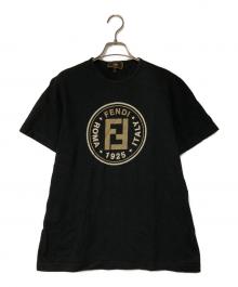 FENDI（フェンディ）の古着「ロゴTシャツ」｜ブラック