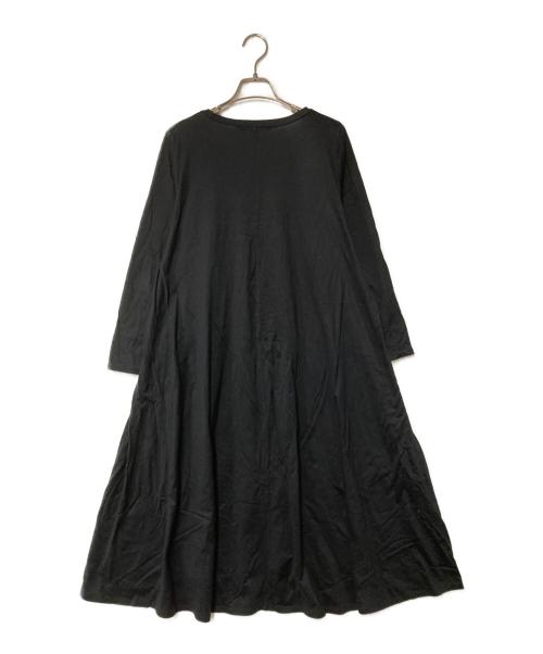 mizuiro-ind（ミズイロインド）mizuiro-ind (ミズイロインド) カットソーワンピース ブラック サイズ:表記無しの古着・服飾アイテム