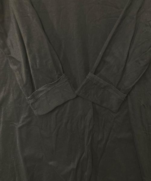 mizuiro-ind（ミズイロインド）mizuiro-ind (ミズイロインド) カットソーワンピース ブラック サイズ:表記無しの古着・服飾アイテム