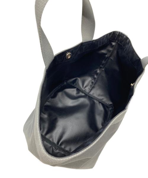 Herve Chapelier（エルベシャプリエ）Herve Chapelier (エルベシャプリエ) シルバーラメ コーデュラナイロン トートバッグ グレーの古着・服飾アイテム