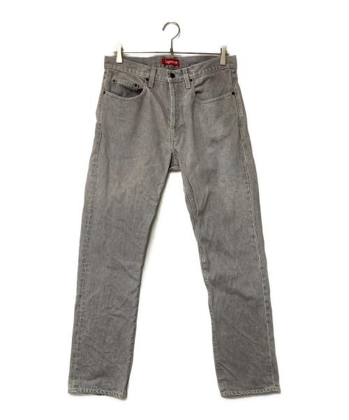 SUPREME（シュプリーム）Supreme (シュプリーム) Slim デニムパンツ グレー サイズ:32の古着・服飾アイテム
